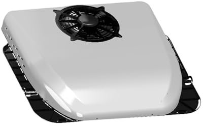 Universal Integrated Low Profile Rooftop Portable Dc 12V 24V Rv Camper Trailer Parking Air Conditioner For Van(White,12V)
