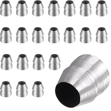 20 Stück Keile mit Rundem Griff, 10 mm Sicherheitsrunde Keile, Stahl Robustes Hammerstiel-Keil-Set Griff, für Axthammer, Zimmerleute, Bauarbeiter
