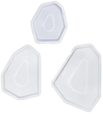 Vielseitiges, großes geometrisches Tablett, stabile Silikonformen, Wohnaccessoire zum Basteln von Harz- und Betonschalen, einfach zu verwenden