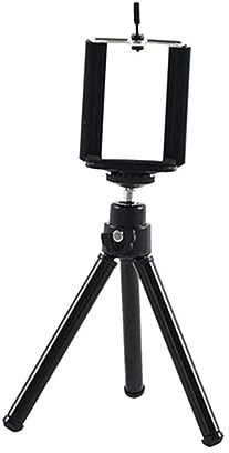 jojofuny Mobile Support Mobile Phone Holder Ubsize Phone Tripod Mini Phone Tripod Camera Tripod Stand Kick Stand for Phone Tablet Tripod Camera Selfie Stick Tripod Tablet Stands Black