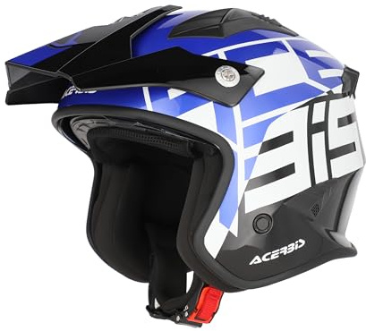 ACERBIS CASCO JET ARIA GRAPHIC NERO/BLU M