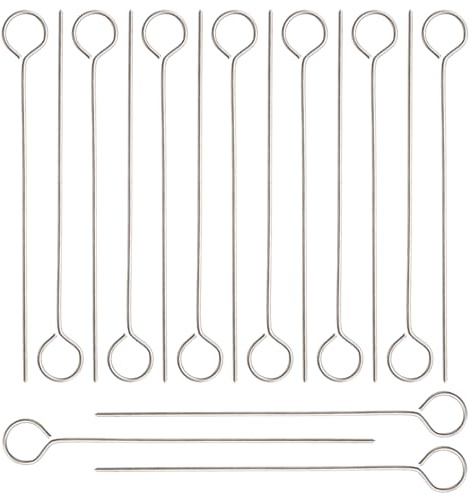 Yinluluna 15Pcs Turkey Lacers for Trussing Turkey, Barbecue Skewers, 6.3