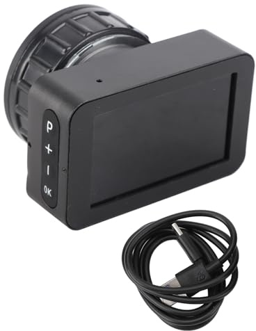 QANYEGN Telescope Camera, 4K Digital Telescope Eyepiece Camera, 4K HD Electronic Eyepiece with 3 Inch Color Display Screen for Optical Telescopes