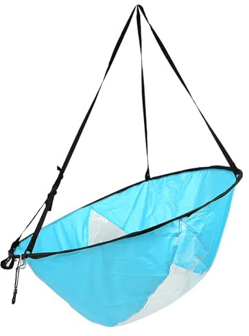 KIMISS Kajak-Windsegel und Faltbares Paddel – 108 cm Langes Windsegel für Kajaks, Kanus und Schlauchboote – UV-Schutz mit Klarem Fenster