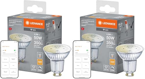 LEDVANCE SMARTWIFIPR165W/827230VDIMFRGU104X1LEDV Smarte LED Lampe für Home, 50w-ersatz, 1 Stück (2er Pack)