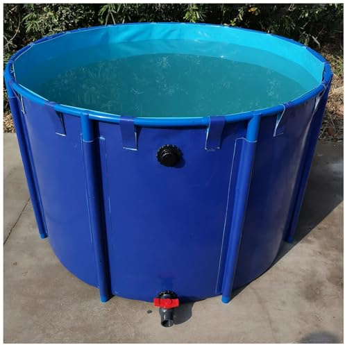 PVC-Leinen-Fischteich für Koi und Goldfische, 300 cm x 100 cm, für den Außenbereich, Aquarium, Pool, perfekt für Garten, Fischreservoir für gesundes Bing