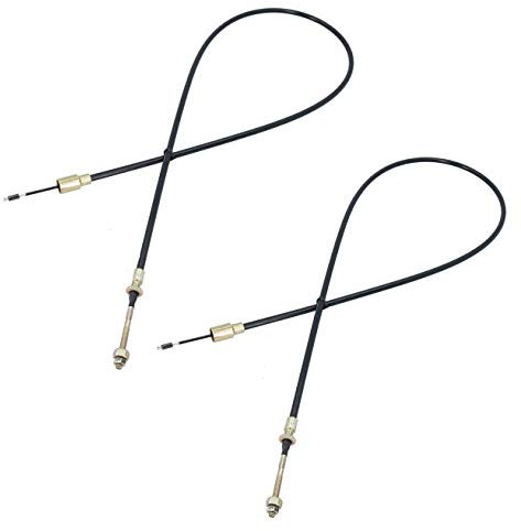 AB Tools 2 x Cable de Freno de Remolque de Larga duración Knott Systems Ifor Williams Funda Exterior 1320mm