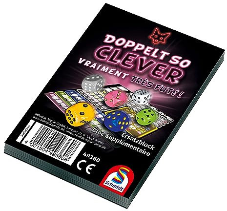 Schmidt Spiele GmbH Doppelt so clever Ersatzblock