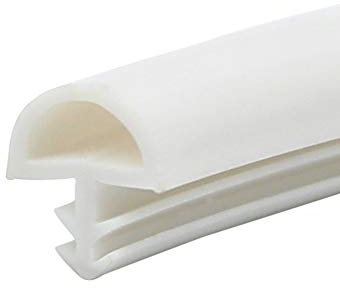 CGC8 Junta Goma para Puerta,Burletes Aislantes Sellado para Madera 25M,Blanco,5 * 8 * 3.5mm