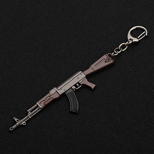 BGTR Schlüsselanhänger Schlüsselmäppchen Mode PUBG Essen Huhn Keychain Rucksack Schlacht Schlachtfelder Bratpfanne Helm 98k Schlüsselring Frau Mann Jewwlry Schlüsselanhänger Schlüsselmäppchen