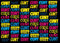 Rude Wrapping Paper Cunt Pattern Neon Colours 70 x 50cm 2 Sheets Funny Swear Design WRAP13