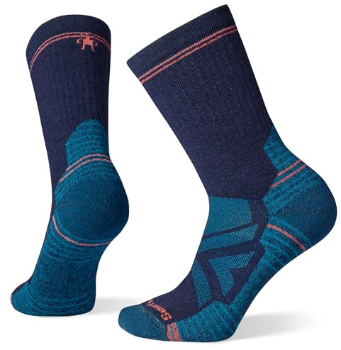 SmartWool Women's Hike Full Cushion Crew Socks, Deep Navy, Medium
