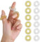 12 Stück Massageringe für Finger Massage Ring Akupressurring Sensorische Skills Ring Set, Fingermassagering für Stress Reduzierstück und Förderung der Durchblutung