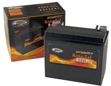 Batterie Nano Gel DYNAVOLT 12V Softail 1991, Dyna 1997-2017, Buell S1, M2 S3 1997, Sportster 1997-2003, VRSC V-Rod 2007, Indian 2007 14. I, Victory 1999-2017 YTX20L-BS,OEM 65989-90B