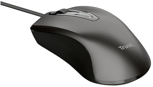 Trust Souris Basic Optique 4 Boutons 1200 dpi USB 2.0 Couleur Noire