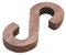 Somerway 3,15-Zoll-Buchstaben-Ornament aus Holz für DIY-Wanddekoration – nordischer Stil, hölzerner Alphabet-Block, unlackiert, A bis Z, Buchstaben, Hausschilder, Tür, Tischdekoration S