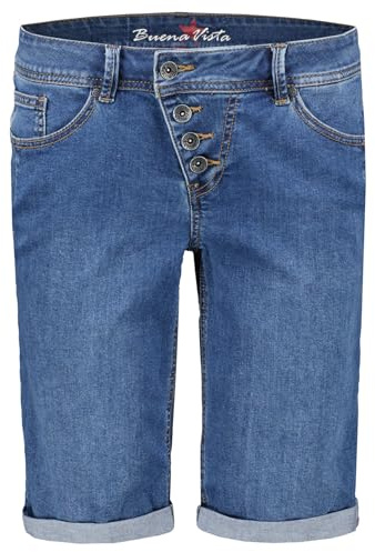 Buena Vista Damen Jeansshorts Malibu-Shorts Stretch Denim