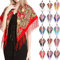 Modaworld Schals für Frauen Scarves Russischer Babuschka-Schal für Damen, Schal, übergroß, traditioneller ukrainischer Retro-Stil, Bedruckte Quasten, quadratische Schals Hair Scarf for Women