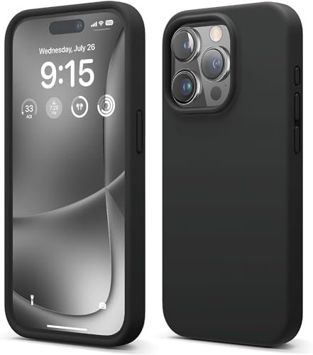 BMW BMHMP15LSILBK2 Hülle für iPhone 15 Pro 6.1 Schwarz Signature Liquid Silicone