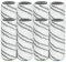 8 pièces de Rechange for Rouleaux Multi-Surfaces Karcher FC, compatibles avec Les nettoyeurs de sols durs FC7 FC5 FC3 FC3D (Color : GreyWhite)