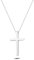 Kryzalite Frauen Kreuz Halskette, mit Geschenkbox S925 Sterling Silber Halskette Kreuz Anhänger Halskette Frauen Einfache und Schöne Halskette
