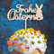CAKE TOPPER Frohe Ostern aus Holz - Tortendeko & Kuchendeko - Osterdeko - Torten-stecker (Frohe Ostern Hase)