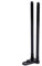 Odorkle Snag Bar Ears, Bissanzeiger aus Aluminiumlegierung, Bar Snag Ears mit Befestigungsloch, Winddichter Angelruten-Anschluss für Bissanzeiger, Schwarz, Odorkleyap5htoi0w