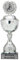 Pokale 6er Serie AK5090 Silber mit Deckel 26,5 cm