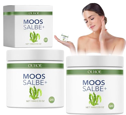 2 Stück Moossalbe Plus, Mooscreme Gegen Falten, Moossalbe Gesicht Falten Testsieger, Aktiv Hautreparatur Moossalbe, Moos Salbe Gesicht, Moossalbe, Instant Effects Gesichts Anti Falten Moos Salbe