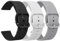 Amzpas 3 Stück Ersatz Uhrenarmbänder Silikon 20mm 22mm Armband, Uhren Zubehör Uhrenarmbänder Watch Band für Damen Herren