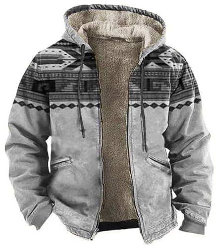 Felpa con Cappuccio con Cappuccio Tinta Unita Stampato in 3D Cappotto con Cerniera Casual per Giacche Invernali