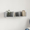 LXYZWRW Furniture Select-Hängeschrank Betongrau 75x18x16,5 cm Holzwerkstoff