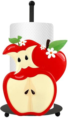 Stehender Küchenrollenhalter - Dekorativer Metall-Halter Für Taschentuchboxen | Frucht-Design Metall Deko Moderner Vertikalständer Für Zuhause Camping Outdoor Garage