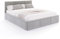 Bett Fresia 160x200 cm mit Lattenrost Stauraum Doppelbett Samt Trinity grau Bettkasten