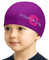 SJHAZSL Gorro de Natación para Niños Personalizado, Gorro Natación Personalizado con tu Nombre, Comodidad Poliéster Fibra Elástica Gorro Natación para Niños y Niñas