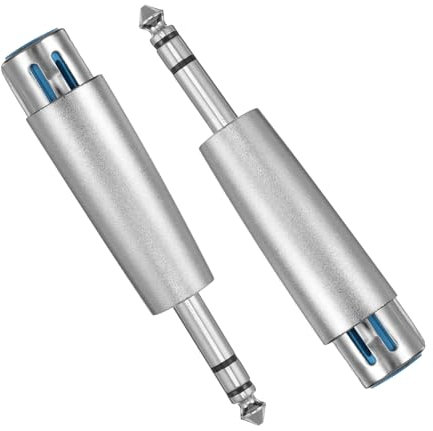 DOITOOL 2Pièces Adaptateur à XLR Broches Femelle Convertisseur Audio à Femelle pour Amplificateurs et