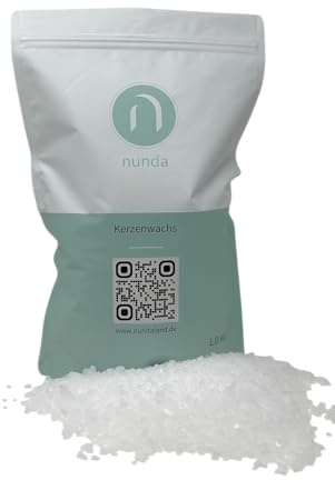 Kerzenwachs Granulat zum Kerzen Gießen, Wachsgranulat für Kerzenherstellung (1, kg)