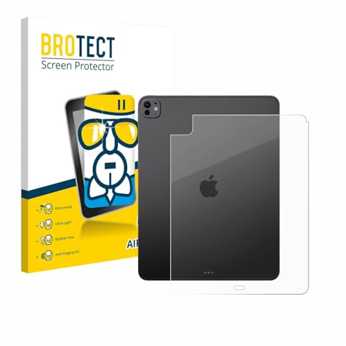 BROTECT Schutzglas für Apple iPad Pro 13 2025 (Rückseite) Schutzfolie Panzer Folie Glas Displayschutz Made in Germany [ 9H, Anti-Fingerprint]