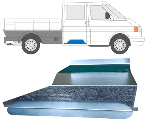 Reparaturblech für Trittstufe für Volkswagen Transporter T4 1990-2003 / Rechts