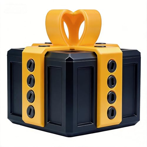 Lokideer Lustige Nervige Geschenk Box, 3D-Gedruckte ärgerliche Streich Geschenkbox mit Twist-Aufbewahrung Box, Neuartige Geschenkbox für Valentinstag, Geburtstage, Muttertag, Zu Weihnachten