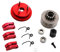 Baoblaze Hochwertige Kupplungsglocke Kupplung Glocke Zubehör für 1/8 HSP, HPI, rot
