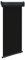vidaXL Toldo Lateral de Balcón Paraviento Pantalla Protector Solar Cortavientos Privacidad Parasol Protegerse del Sol o del Viento 85x250cm Negro