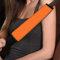 Amzbeauty Sicherheitsgurtpolster für Auto, einfarbig, Orange
