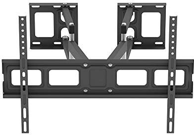 Bonnlo TV Wall Bracket,for 32-70 inch Plasma/LCD/LED Screen,Corner Full Motion Tilting Swivel TV Mount Stand,Max Weight 50Kg VESA 600×400