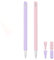 Rpanle Apple Pencil 2nd Gen Case, Apple Pencil Cover, Protective Silicone Sleeve for Apple Pencil 2nd Generation (Pink + Purple)