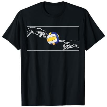 Volleyball Ball für Volleyballer zum Beach Volleyball T-Shirt