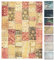 Kelim Patchwork Teppich Rot 80 X 145 cm - Maschinenwaschbar - Moderner Kurzflor Wohnzimmer Teppich - Super Soft