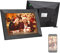 Andoer Wifi Cadre photo numérique 8 pouces, album photo écran tactile IPS Photo 1080p Vidéo 16 Go Stockage Rotation automatique Partage de photos via l'application