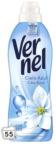 Vernel Suavizante líquido Concentrado para Ropa Cielo Azul 55 lavados, 1 unidad