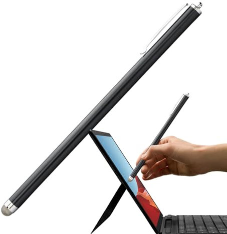 Touchscreen con penna stilo - Stilo capacitivo universale, design liscio e accurato | Ideale per prendere appunti, disegnare e navigare su tablet, e smartphone, penna digitale resistente e facile